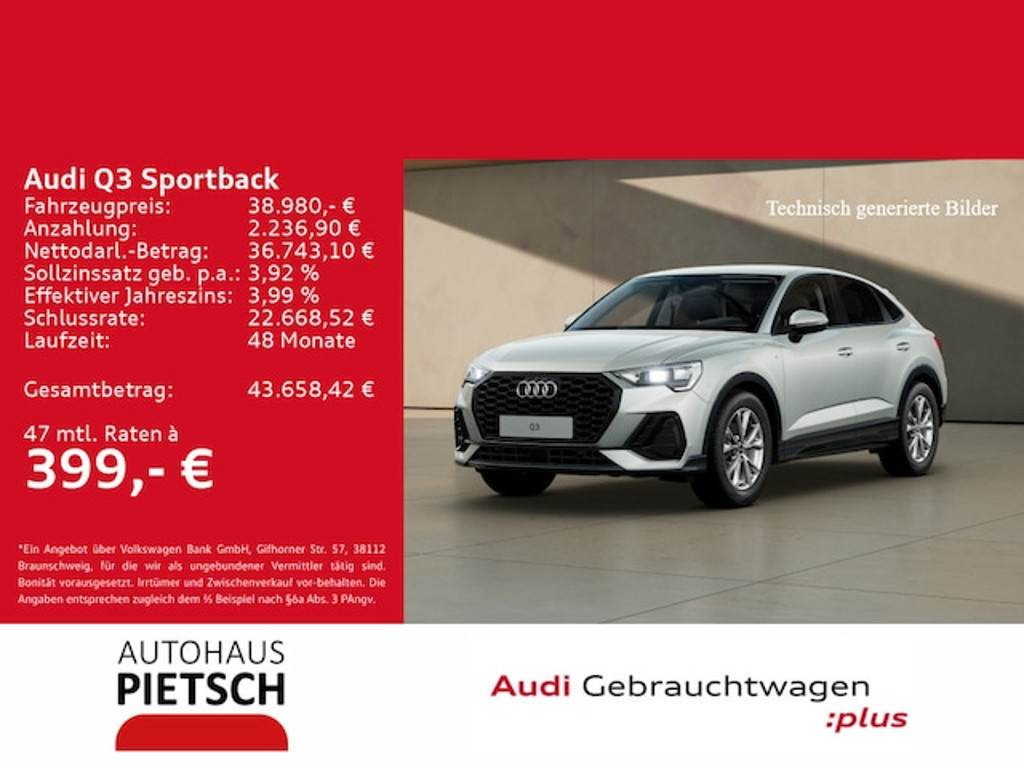 Audi Q3 Sportback S-Line S-Tronic 35 TFSI