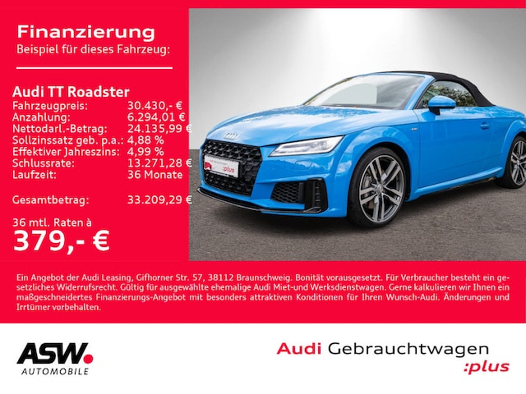 Audi TT Roadster S-Tronic 45 TFSI