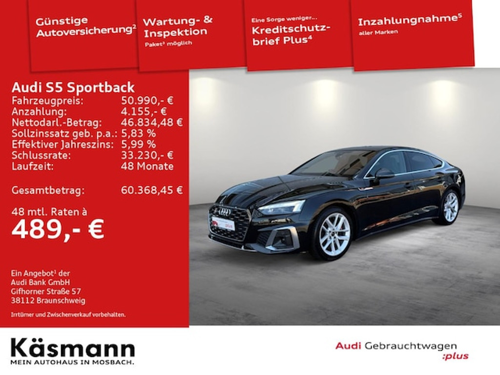 Audi S5 Sportback Quattro