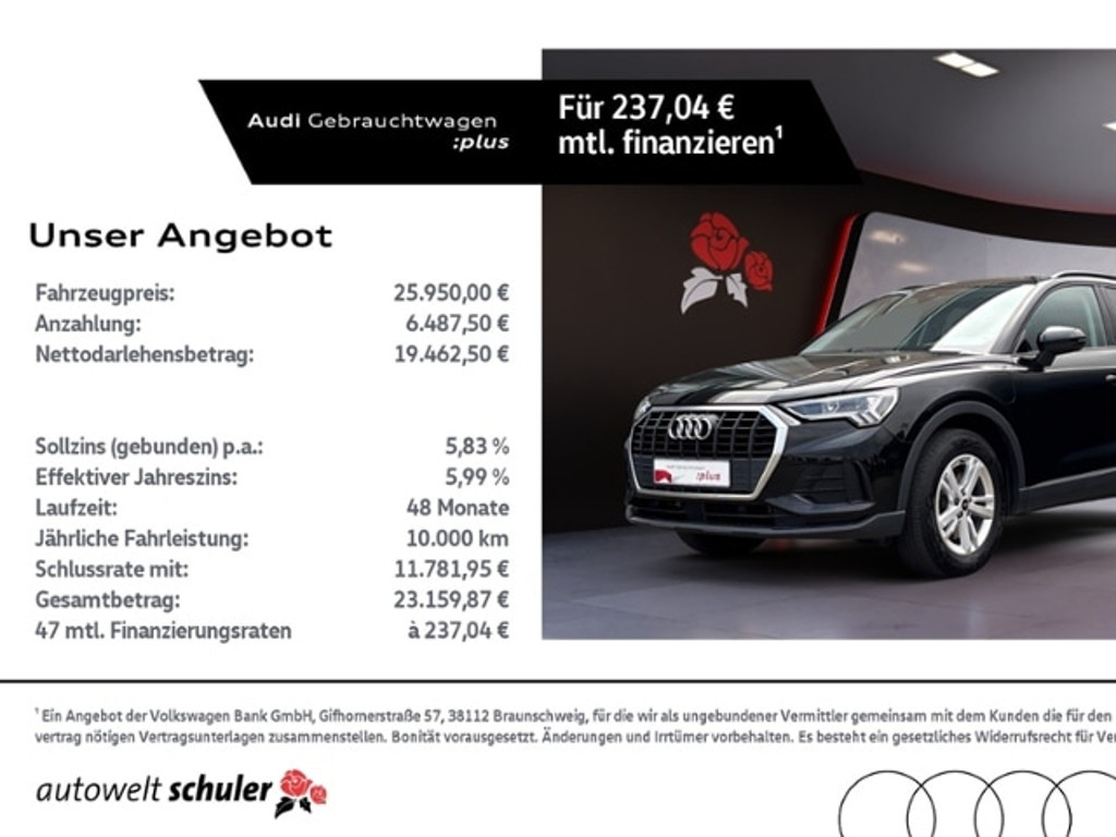 Audi Q3 S-Tronic Hybride 45 TFSI