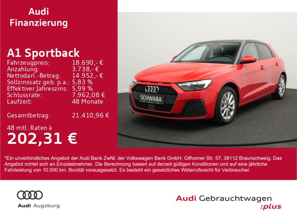 Audi A1 Sportback 25 TFSI