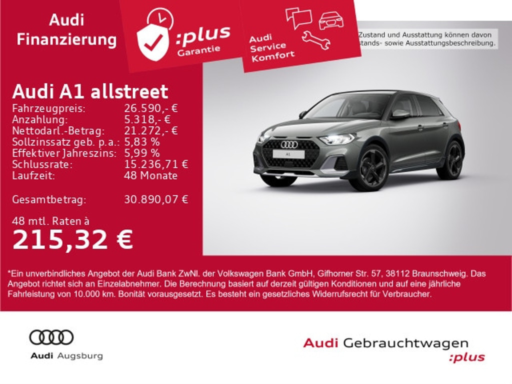 Audi A1 S-Tronic 30 TFSI Allstreet