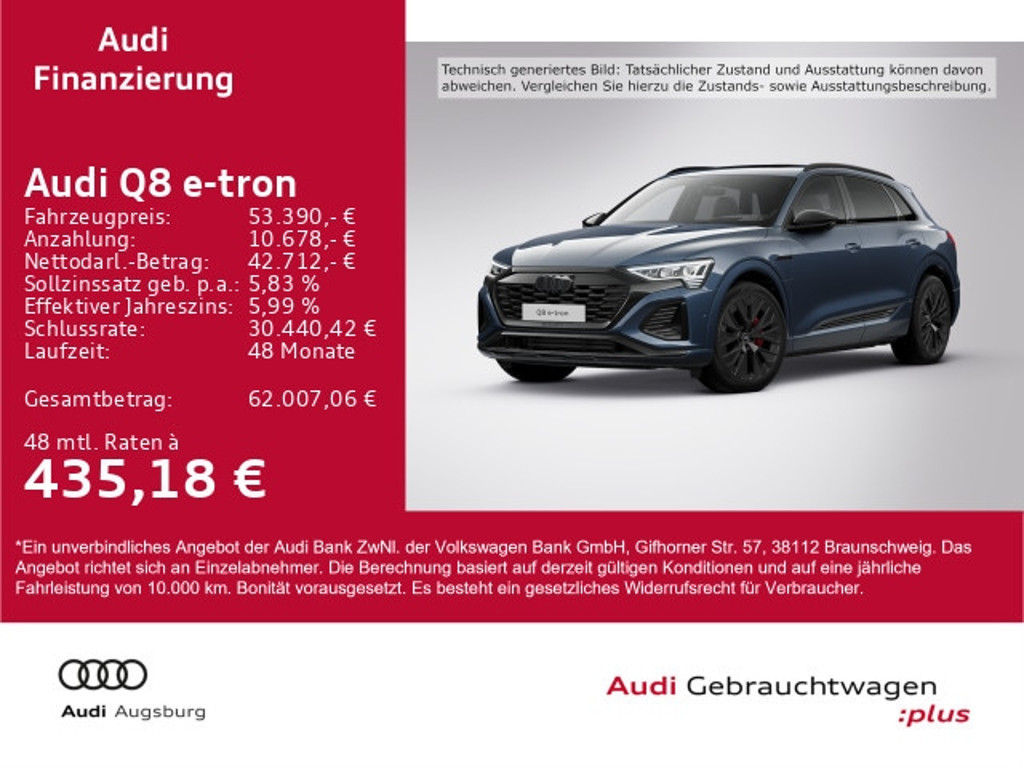 Audi Q8 e-tron Quattro S-Line 50