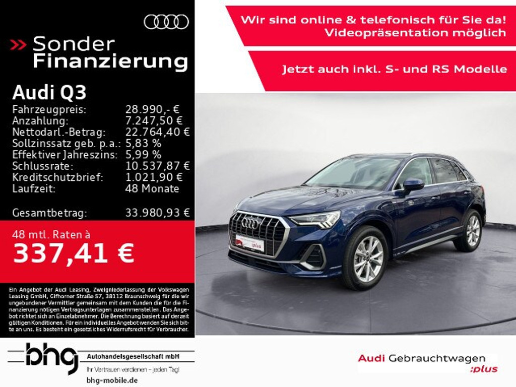 Audi Q3 S-Tronic Hybride 45 TFSI