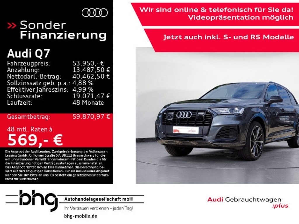 Audi Q7 Quattro Hybride 55 TFSI