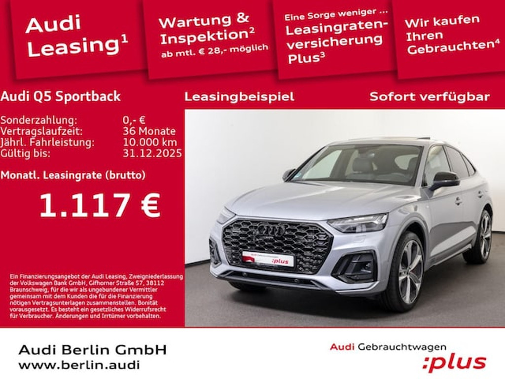 Audi Q5 Sportback Quattro Business S-Line S-Tronic Hybride 55 TFSI