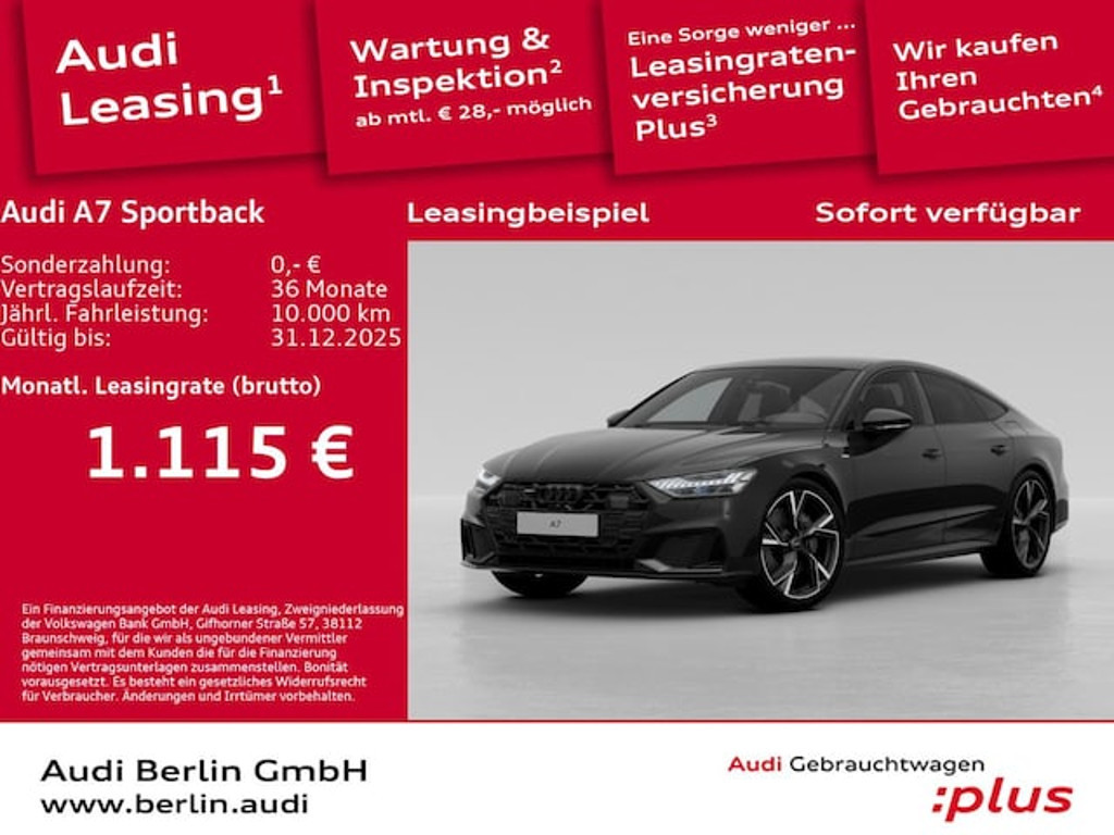 Audi A7 Sportback Quattro S-Tronic Hybride 50 TFSI