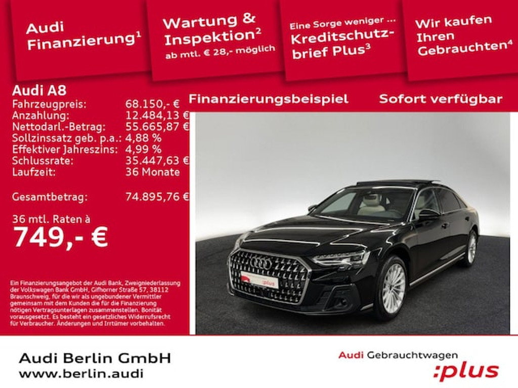 Audi A8 Quattro Lang 50 TDI
