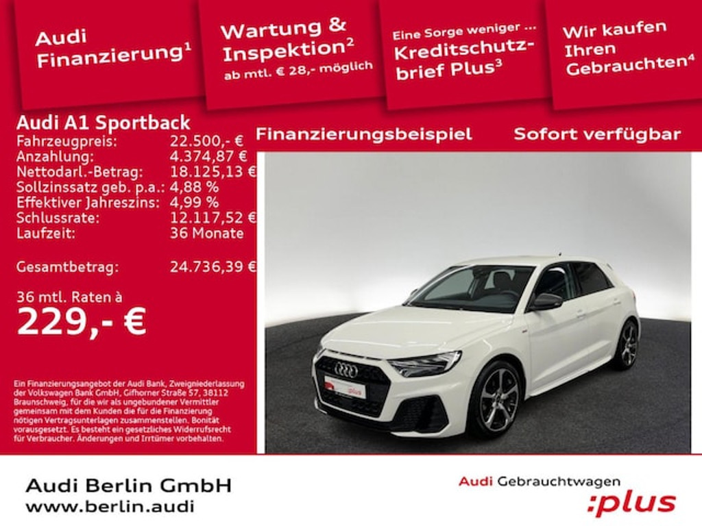 Audi A1 Sportback S-Line 30 TFSI