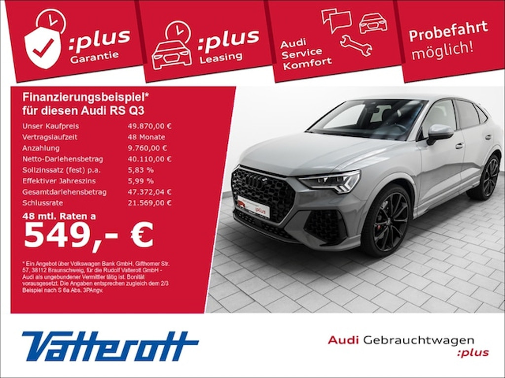 Audi RS Q3 Sportback Quattro S-Tronic