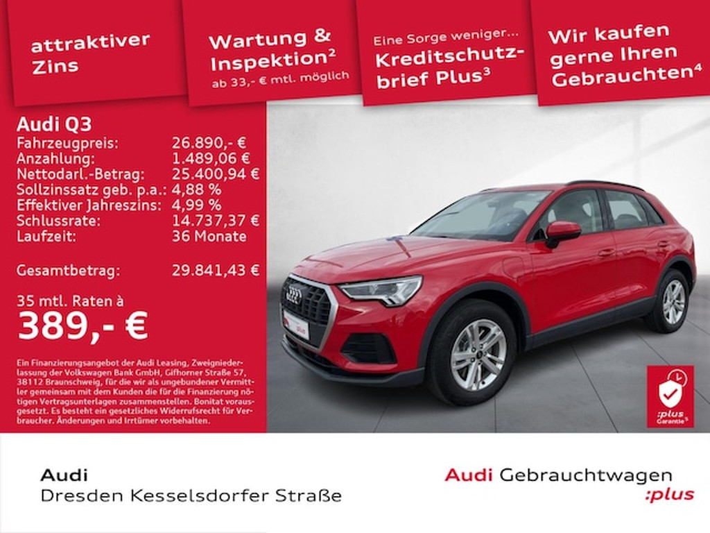 Audi Q3 S-Tronic Hybride 45 TFSI