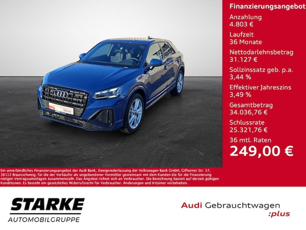 Audi Q2 S-Line S-Tronic 35 TFSI