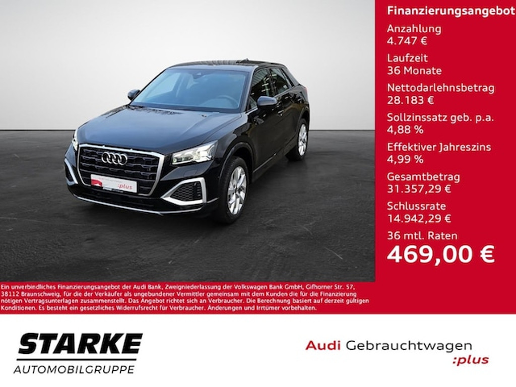 Audi Q2 Quattro S-Tronic 40 TFSI