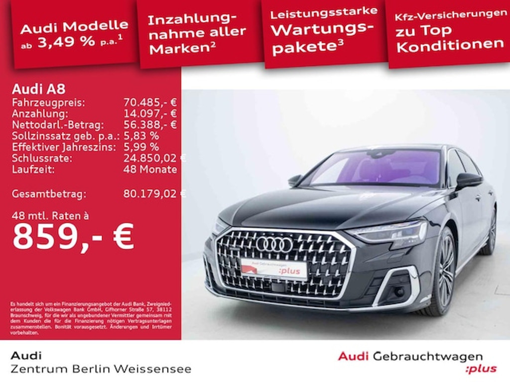 Audi A8 Quattro Lang 50 TDI
