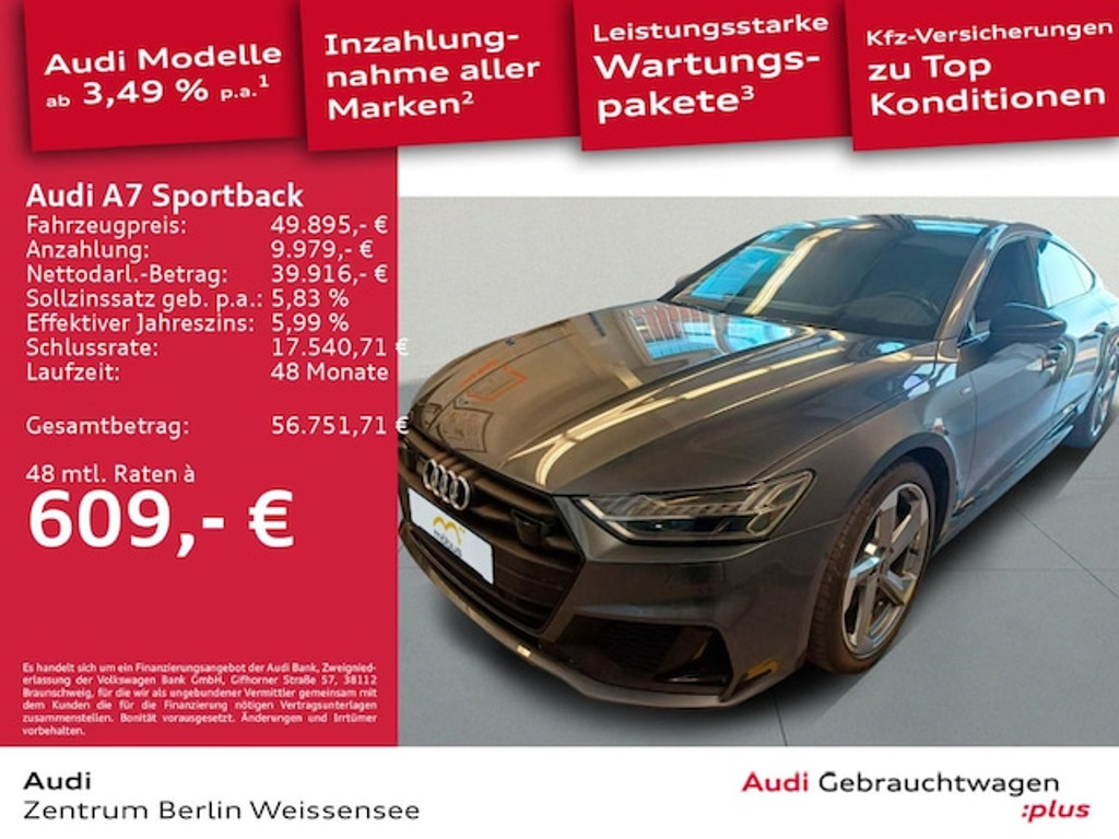 Audi A7 Sportback Quattro S-Tronic Hybride 50 TFSI