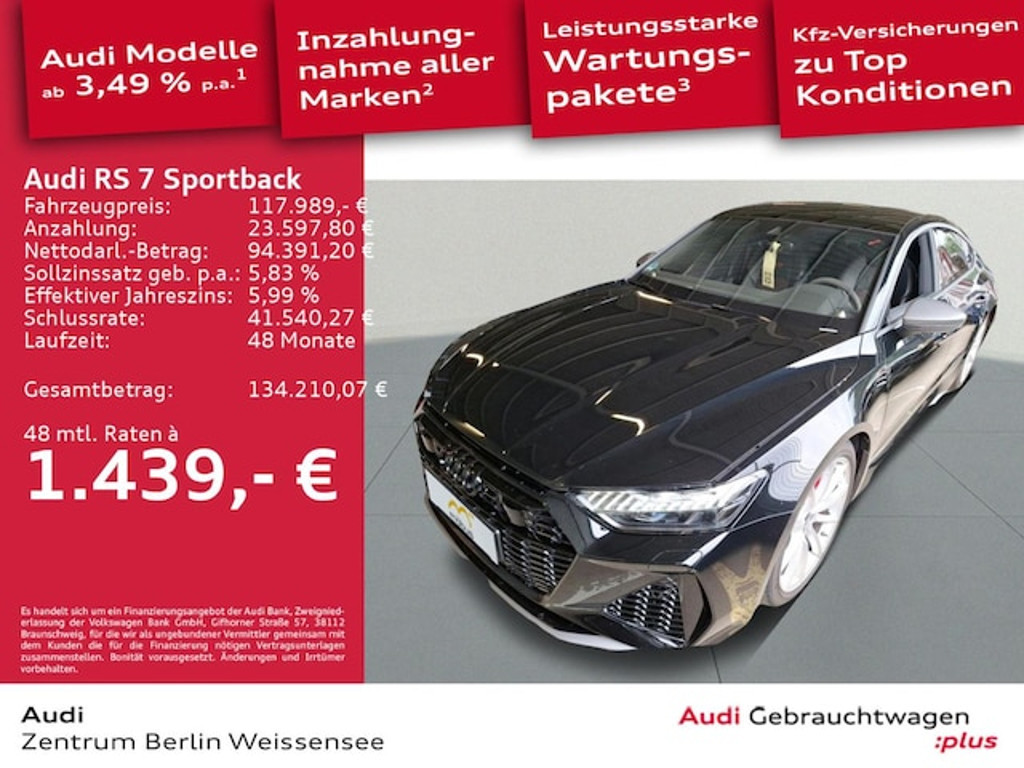 Audi RS7 Sportback Quattro Performance