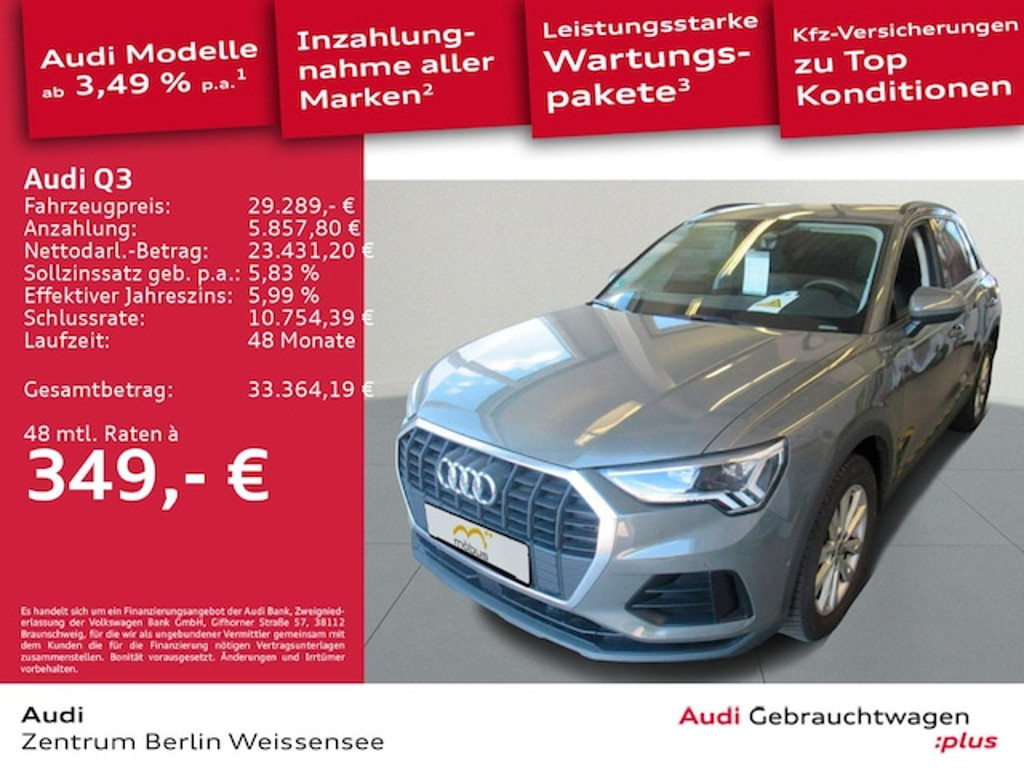 Audi Q3 S-Tronic Hybride 45 TFSI