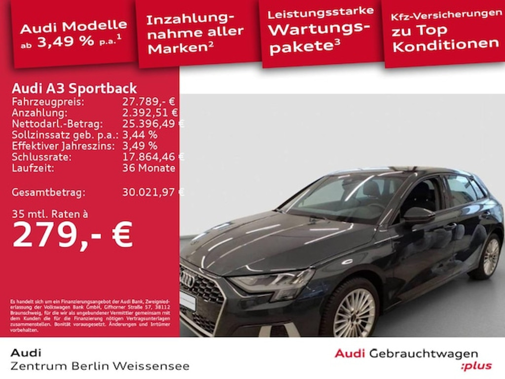 Audi A3 Sportback 35 TFSI
