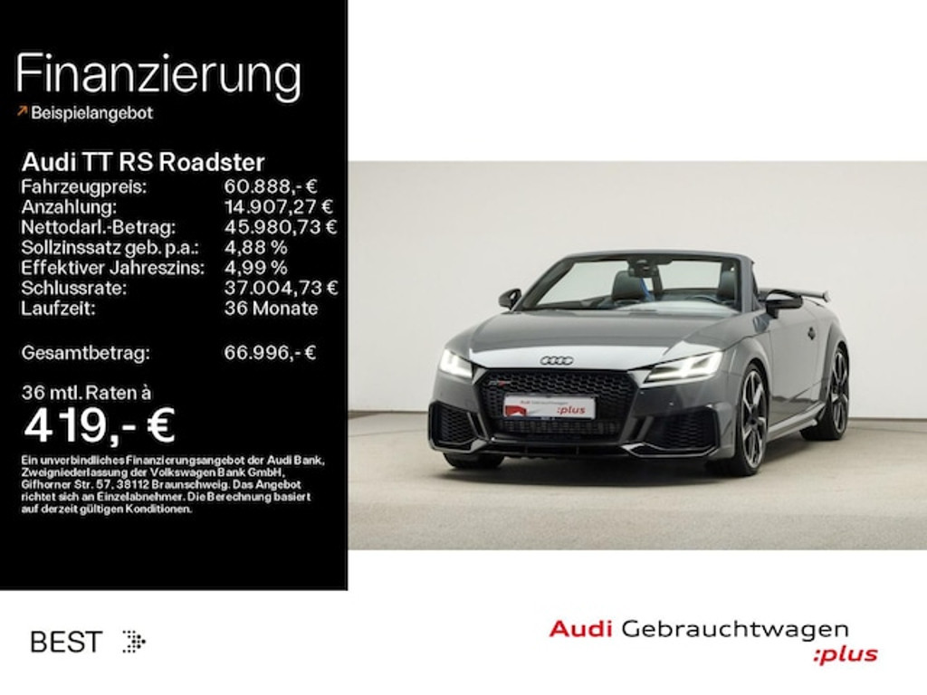 Audi TT RS Roadster Quattro S-Tronic