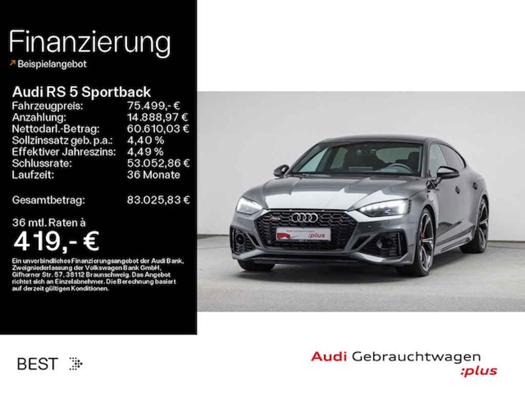 Audi RS5 Sportback Quattro