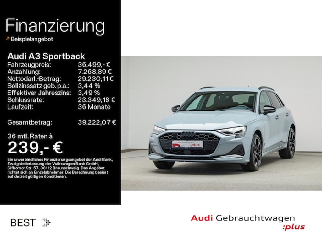 Audi A3 Sportback S-Tronic 30 TFSI