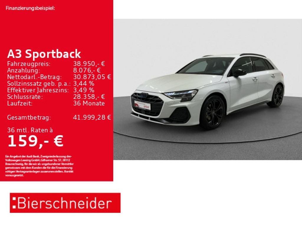 Audi A3 Sportback S-Line S-Tronic 30 TFSI