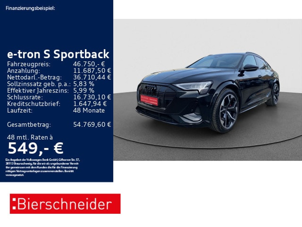 Audi e-tron Sportback Quattro