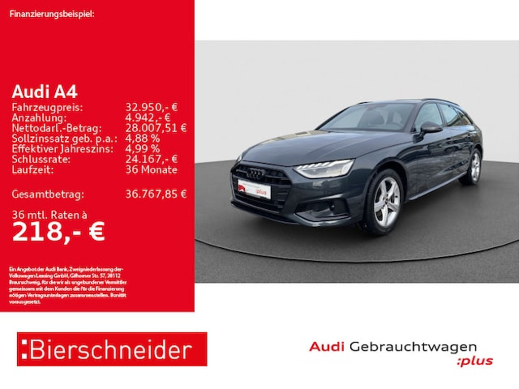 Audi A4 Avant S-Tronic 30 TDI