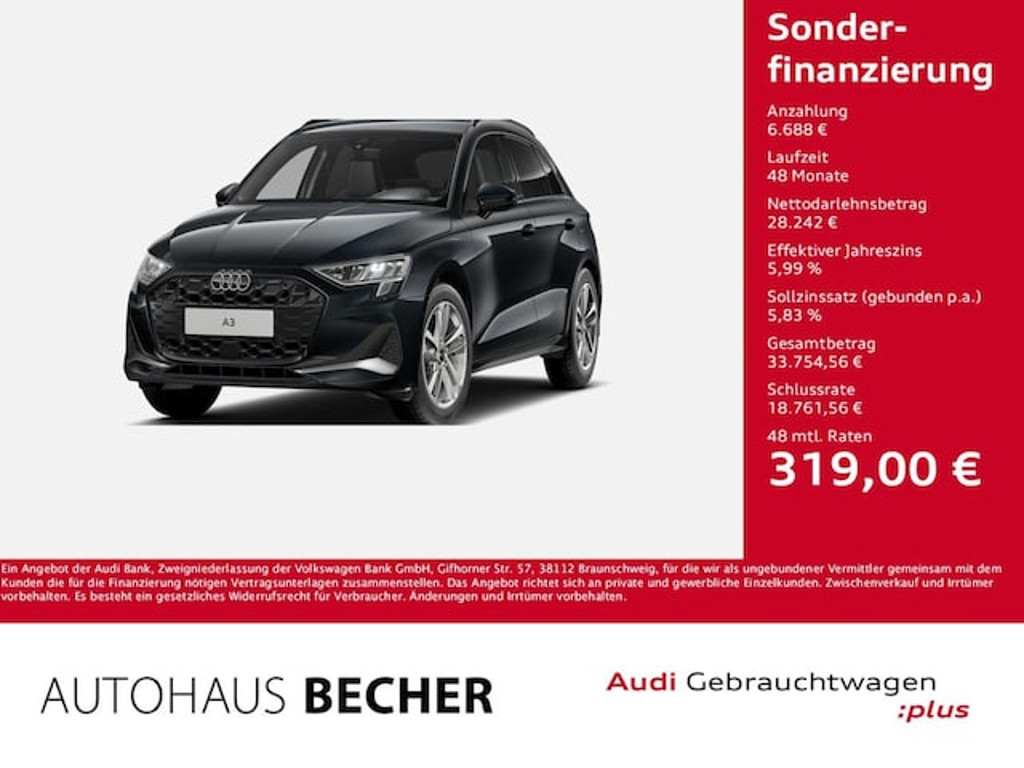 Audi A3 Sportback S-Tronic 35 TFSI