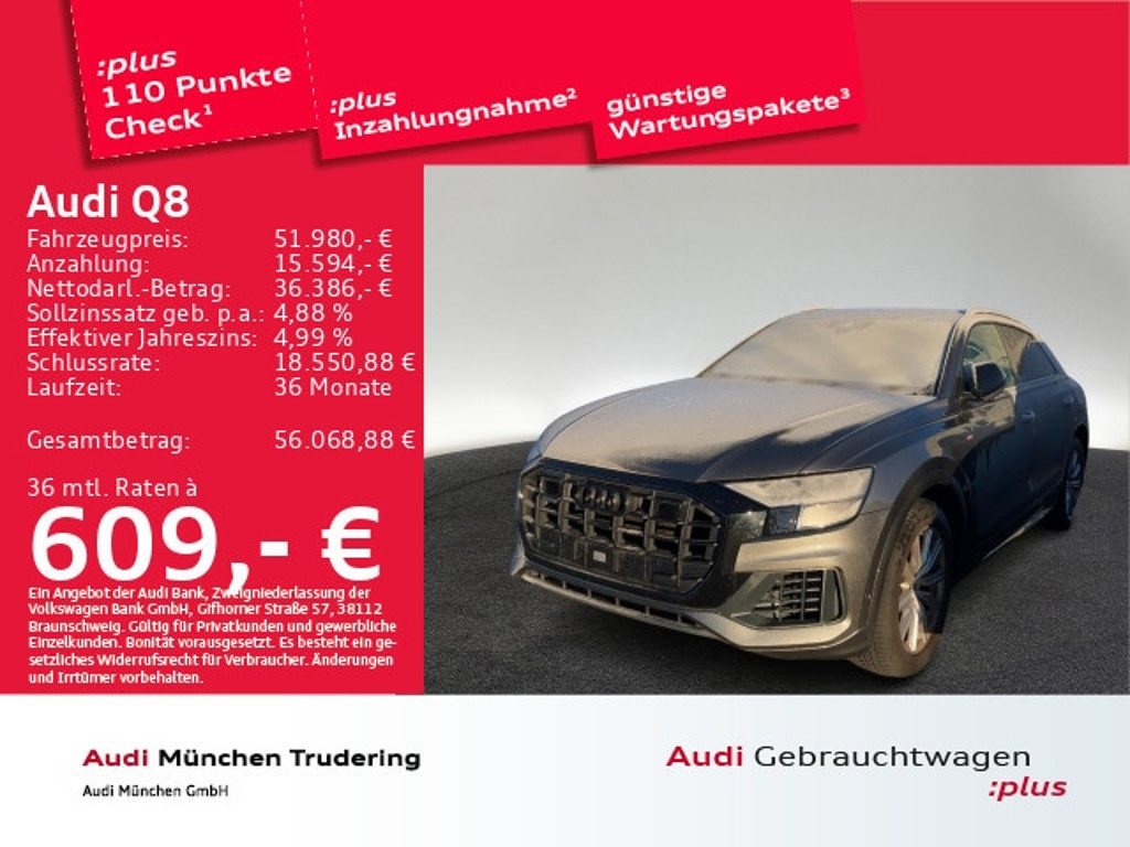 Audi Q8 Quattro Hybride 55 TFSI