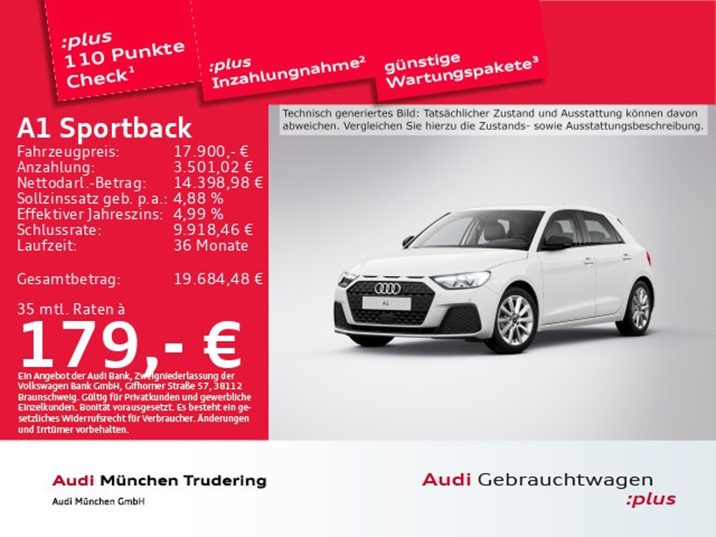 Audi A1 Sportback 25 TFSI