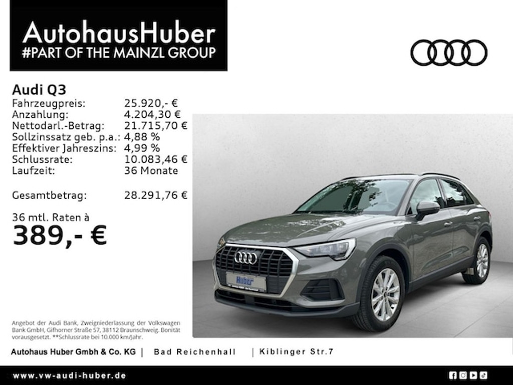 Audi Q3 S-Tronic Hybride 45 TFSI