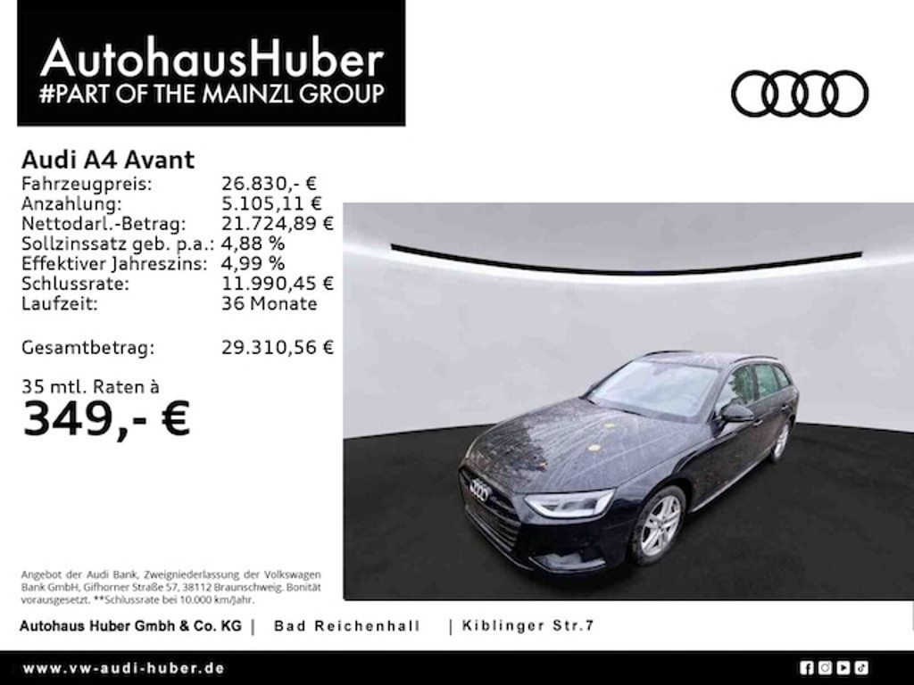 Audi A4 Avant S-Tronic 40 TDI
