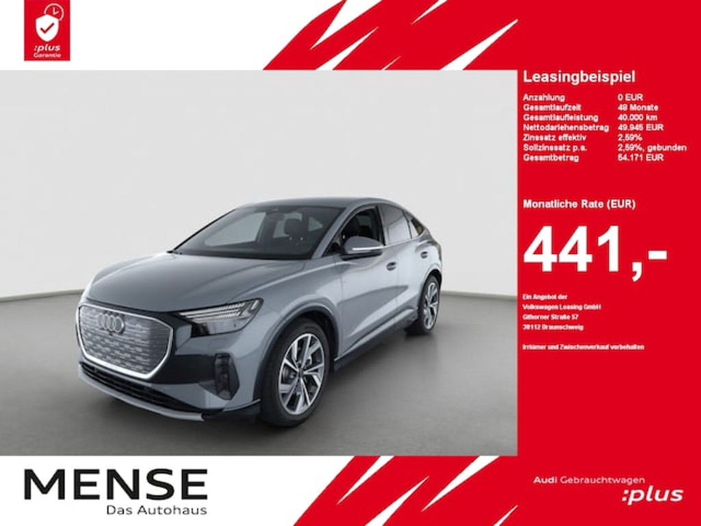 Audi Q4 e-tron Sportback Quattro