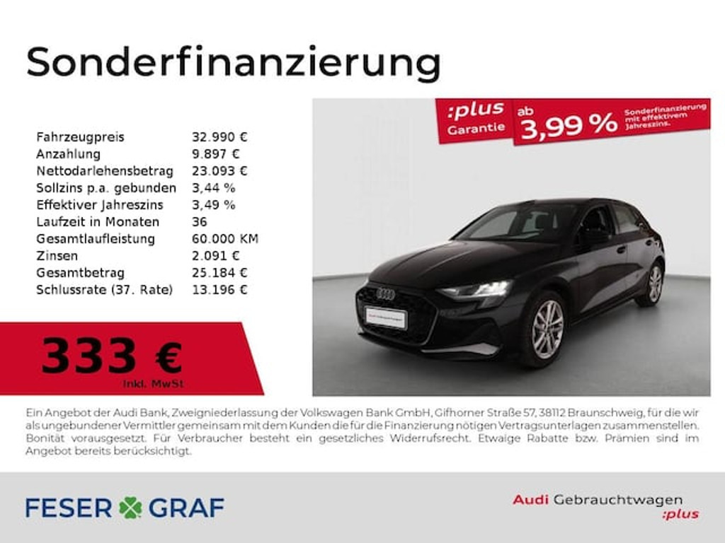 Audi A3 Sportback S-Tronic 35 TFSI