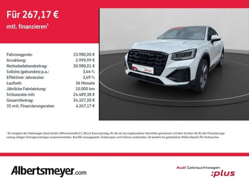 Audi Q2 Quattro S-Tronic 40 TFSI