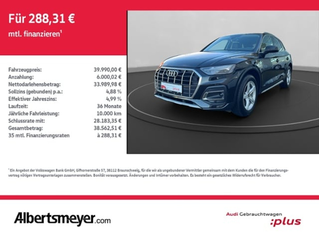 Audi Q5 Quattro S-Tronic 40 TDI