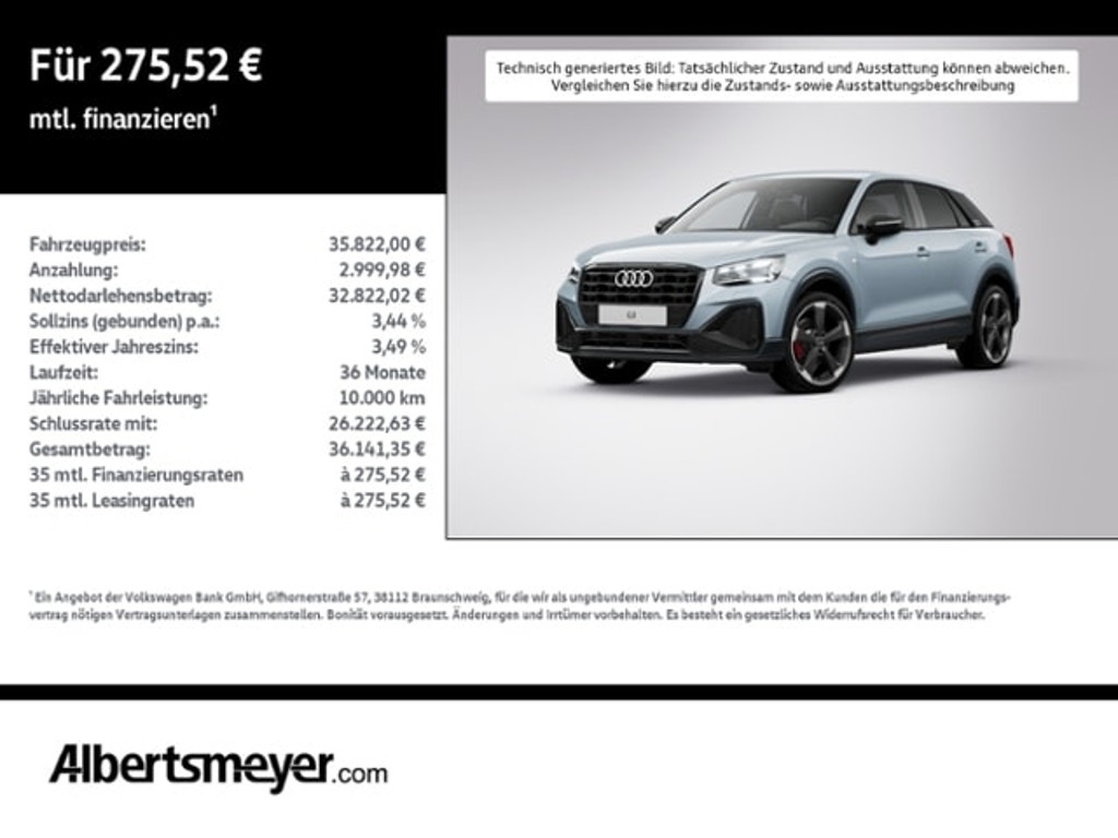Audi Q2 S-Line S-Tronic 35 TFSI