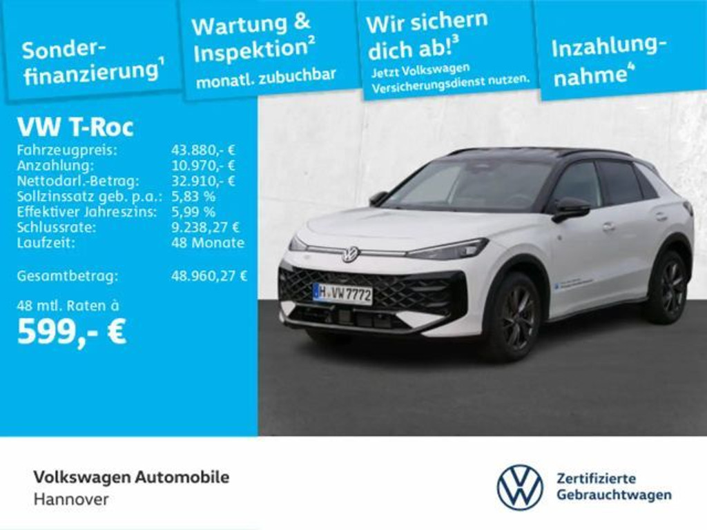 Volkswagen T-Roc DSG R-Line IQ.Drive 1.5 eTSI