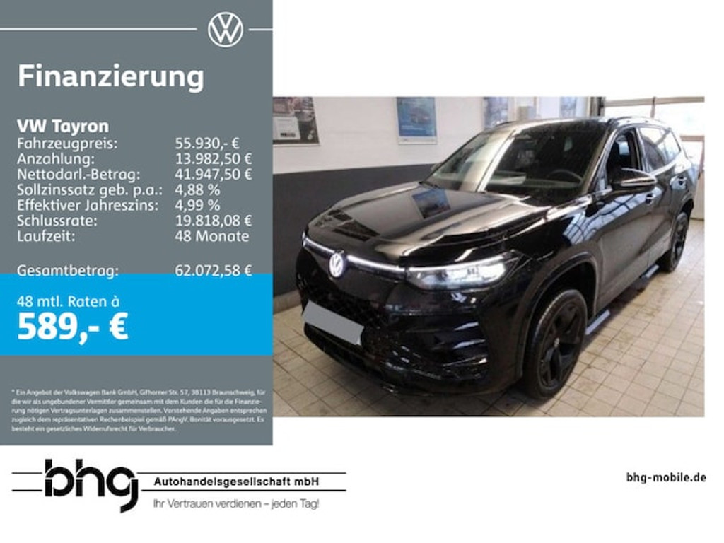 Volkswagen Tayron 4Motion DSG R-Line 2.0 TDI