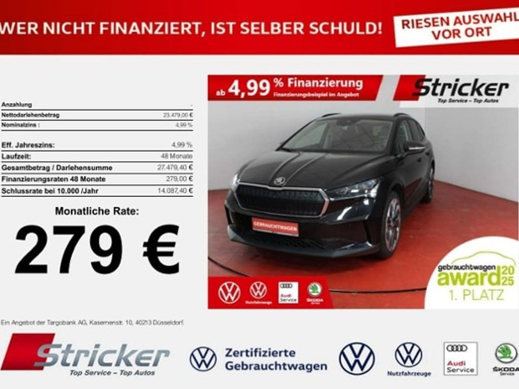 Skoda Enyaq iV60 279,-ohne Anzahlung Lodge LED-Matrix Wärmepumpe