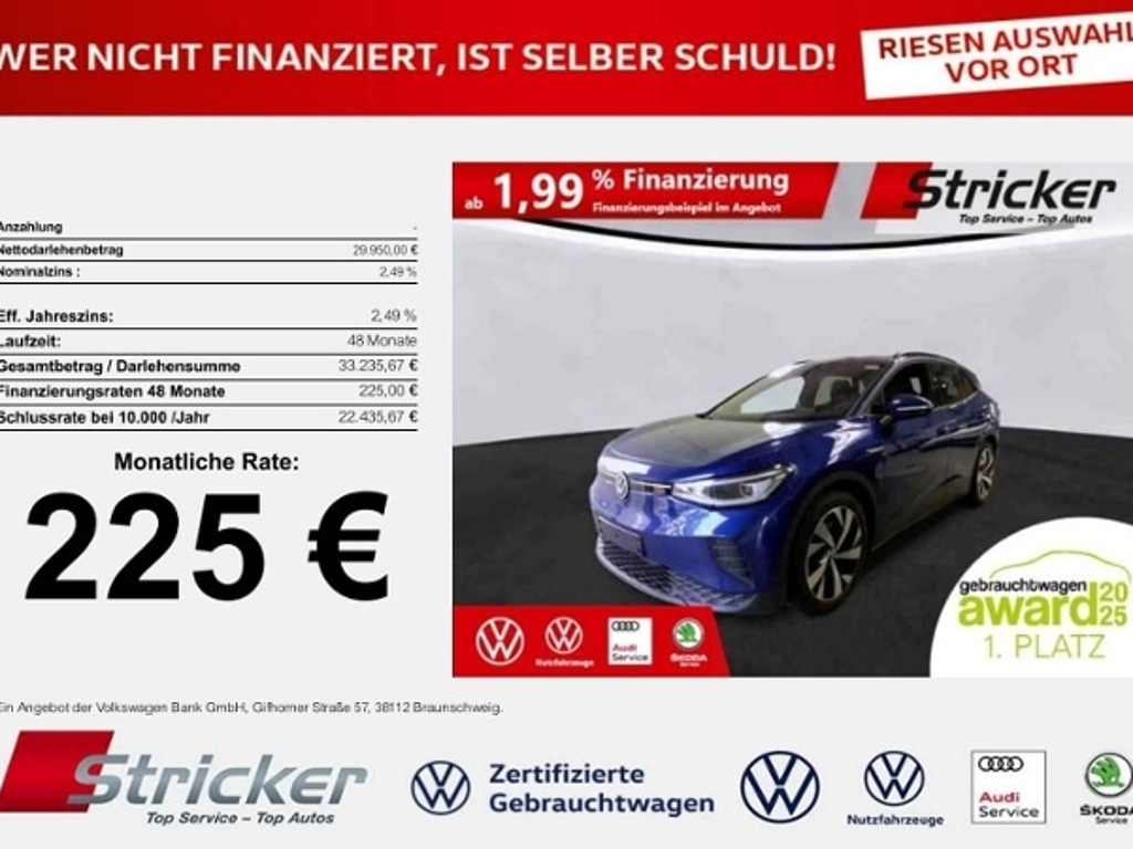 Volkswagen ID.4 77 KWh IQ.Drive 150 kW