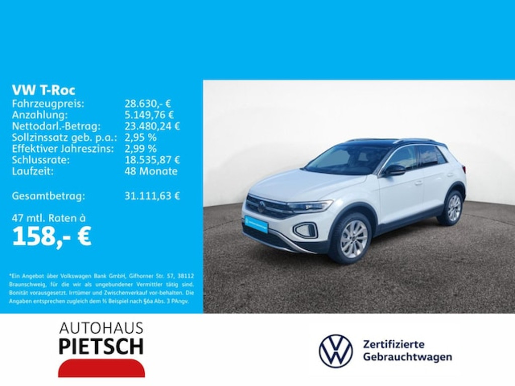 Volkswagen T-Roc DSG Style 1.5 TSI