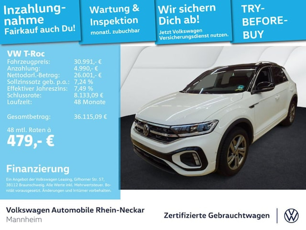 Volkswagen T-Roc DSG R-Line 1.5 TSI