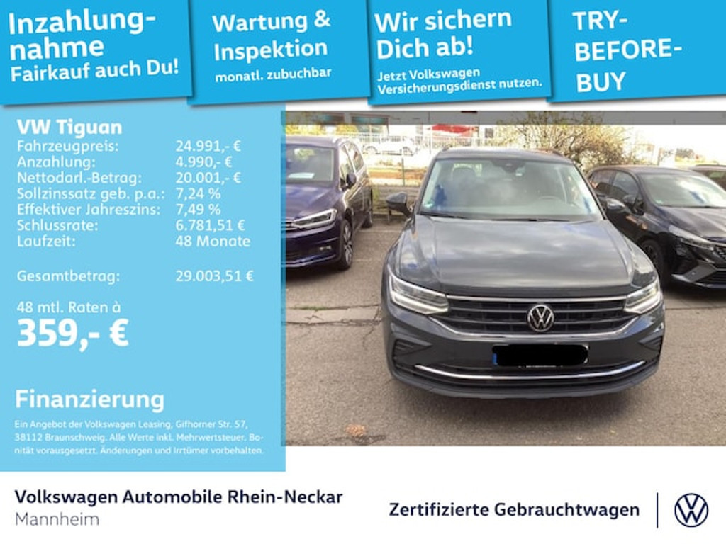Volkswagen Tiguan Life 1.5 TSI
