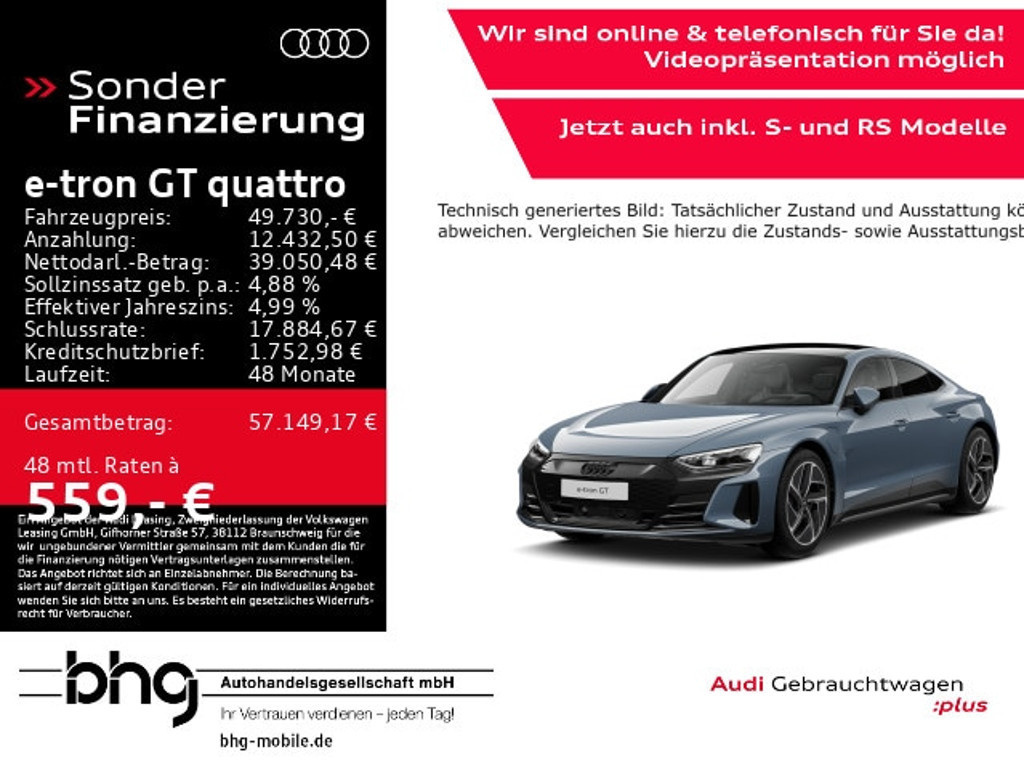Audi e-tron GT Quattro