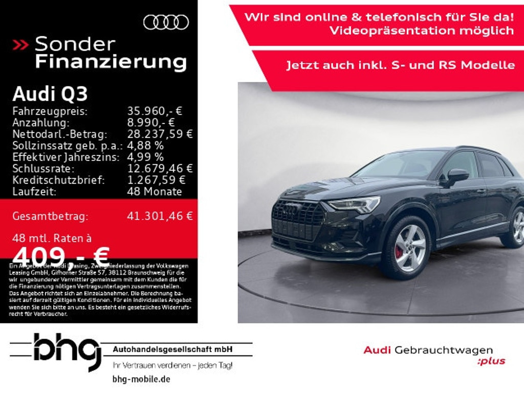 Audi Q3 Quattro S-Tronic 40 TDI