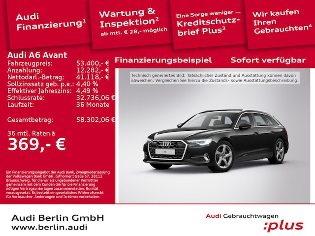 Audi A6 Avant S-Tronic 45 TFSI