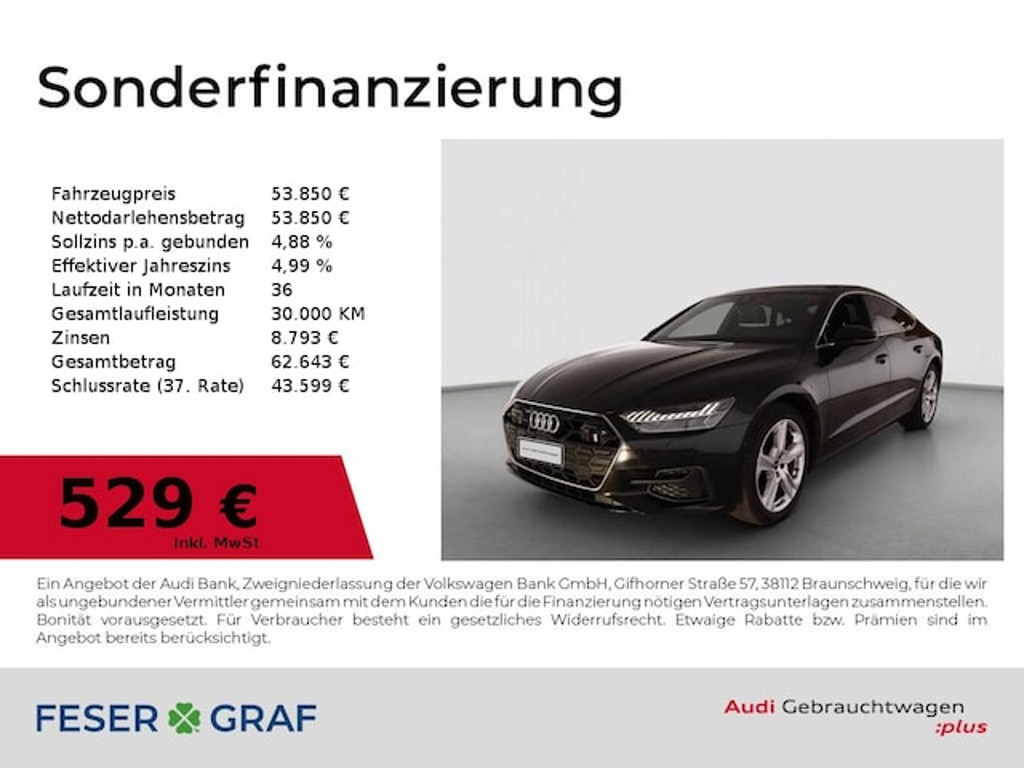 Audi A7 Sportback Quattro S-Tronic 45 TDI