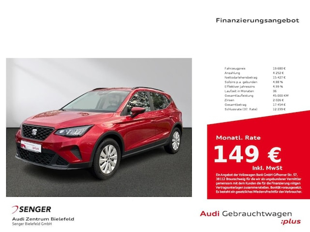 Seat Arona 1.0 TSI